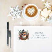 Winter Vibes Robin - Retouradres Etiket