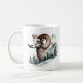 Winter Vibes Rocky Mountain Bighorn Schaap - Koffiemok (Links)