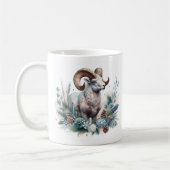 Winter Vibes Rocky Mountain Bighorn Schaap - Koffiemok (Links)