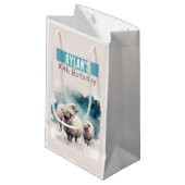 Winter vibes schapen - klein cadeauzakje (Voorkant Gekanteld)