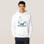 Winter Vibes Snowy Fantasy Design Hoodie (Voorkant volledig)