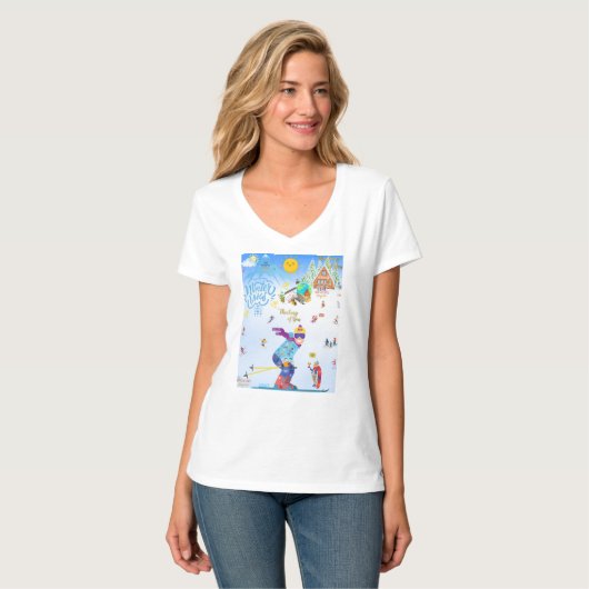 Winter Vibes T-shirt (Voorkant volledig)