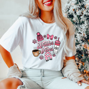 Winter Vibes T-shirt voor dames