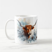 Winter Vibes Texas Longhorn - Koffiemok (Links)