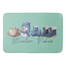 Winter vibes vriendelijke sneeuwman