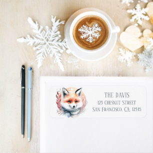 Winter Vibes Watercolor Vos Retouradres  Etiket
