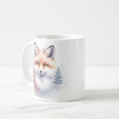 Winter Vibes Waterverf Baby Fox - Koffiemok (Voorkant links)
