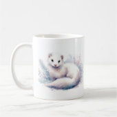 Winter Vibes Waterverf Ermine - Koffiemok (Links)