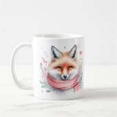 Winter Vibes Waterverf Fox - Koffiemok (Links)