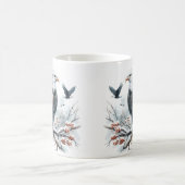 Winter Vibes Waterverf Kale Adelaar - Koffiemok (Center)