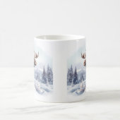 Winter Vibes Waterverf Moose - Koffiemok (Center)