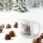 Winter Vibes Waterverf Seal Koffiemok