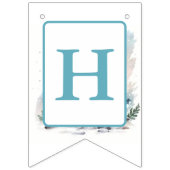 Winter Vibes Waterverf Seal - Verjaardag Vlaggetjes (Tweede vlag)