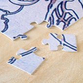 Winter (Vier seizoenen), Alphonse Mucha Legpuzzel (Zijkant)