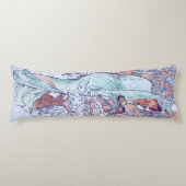 Winter (Vier seizoenen), Alphonse Mucha Lichaamskussen (Voorkant)