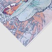 Winter (Vier seizoenen), Alphonse Mucha Tissuepapier (Detail)