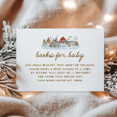 Winter Village Baby shower Boek aanvragen Informatiekaartje