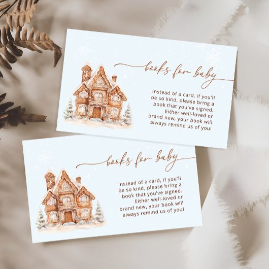 Winter Village Boeken voor Baby Informatiekaartje