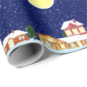 Winter Village Cadeaupapier (Rol Hoek)