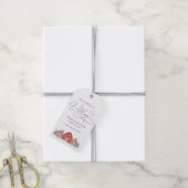 Winter Village Christmas Baby shower Dank u Cadeaulabel (Met Touw)