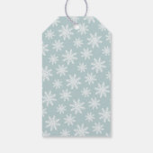 Winter Village Christmas Baby shower Dank u Cadeaulabel (Achterkant)