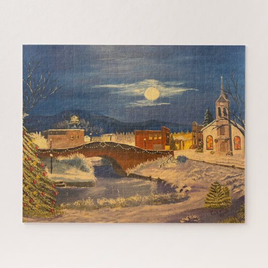 Winter Village, door Gary Poling Legpuzzel (Horizontaal)
