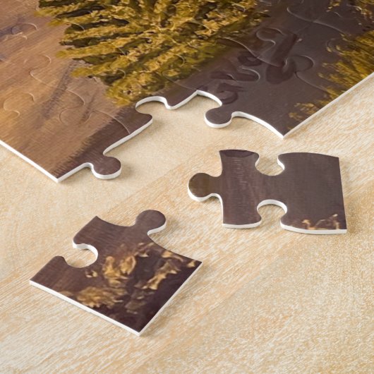 Winter Village, door Gary Poling Legpuzzel (Zijkant)