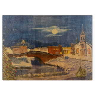 Winter Village, door Gary Poling Snijplank