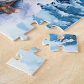 Winter Village & Gnome Jigsaw Puzzel (Zijkant)