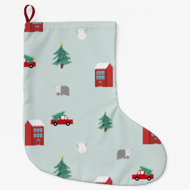 Winter Village Grote Kerstsok