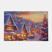 Winter Village Holiday Deurmat (Voorkant)