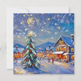 Winter Village Holiday Kaart
