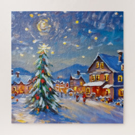 Winter Village Holiday Legpuzzel
