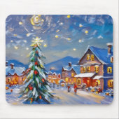 Winter Village Holiday Muismat (Voorkant)