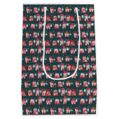 Winter Village Medium Cadeauzakje (Achterkant)