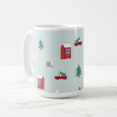 Winter Village Mug Koffiemok (Voorkant links)