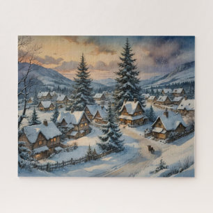 Winter Village Puzzel