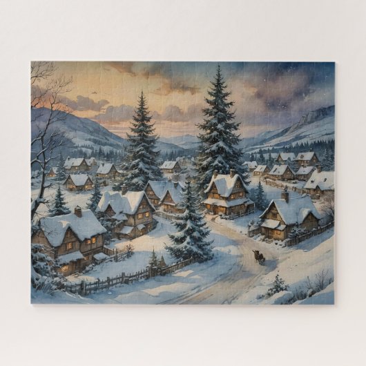 Winter Village Puzzel (Horizontaal)