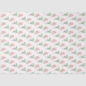 Winter Village Scene Merry Kerstry Tissuepapier (Voorkant)