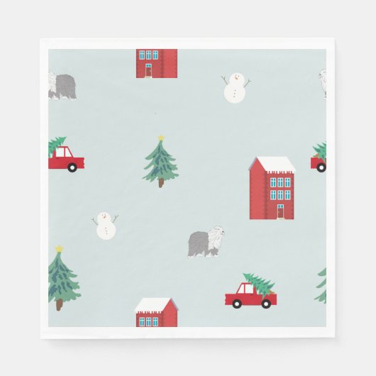 Winter Village Servet (Voorkant)