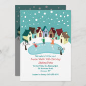 Winter Village Uitnodiging (Voorkant / Achterkant)