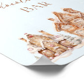 Winter Village Warm op bij de Hot Chocolate Bar Poster (Hoek)