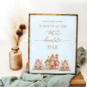 Winter Village Warm op bij de Hot Chocolate Bar Poster