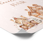 Winter Village Warm op bij de Hot Chocolate Bar Poster (Hoek)