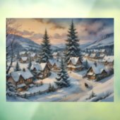 Winter Village Window Cling Raamsticker (Vel 3)