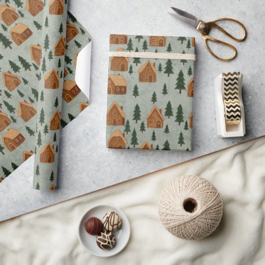 Winter Village Wrapping Paper Cadeaupapier (Crafts)