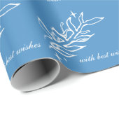 Winter Vintage Botanisch. Cadeaupapier (Rol Hoek)