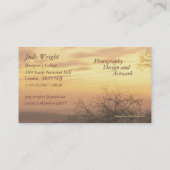 Winter-Visitekaartje Visitekaartje (Achterkant)