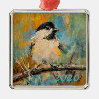 Winter Visitor 1 Metalen Ornament