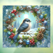 Winter Vogel Raam Sticker (Vel 3)